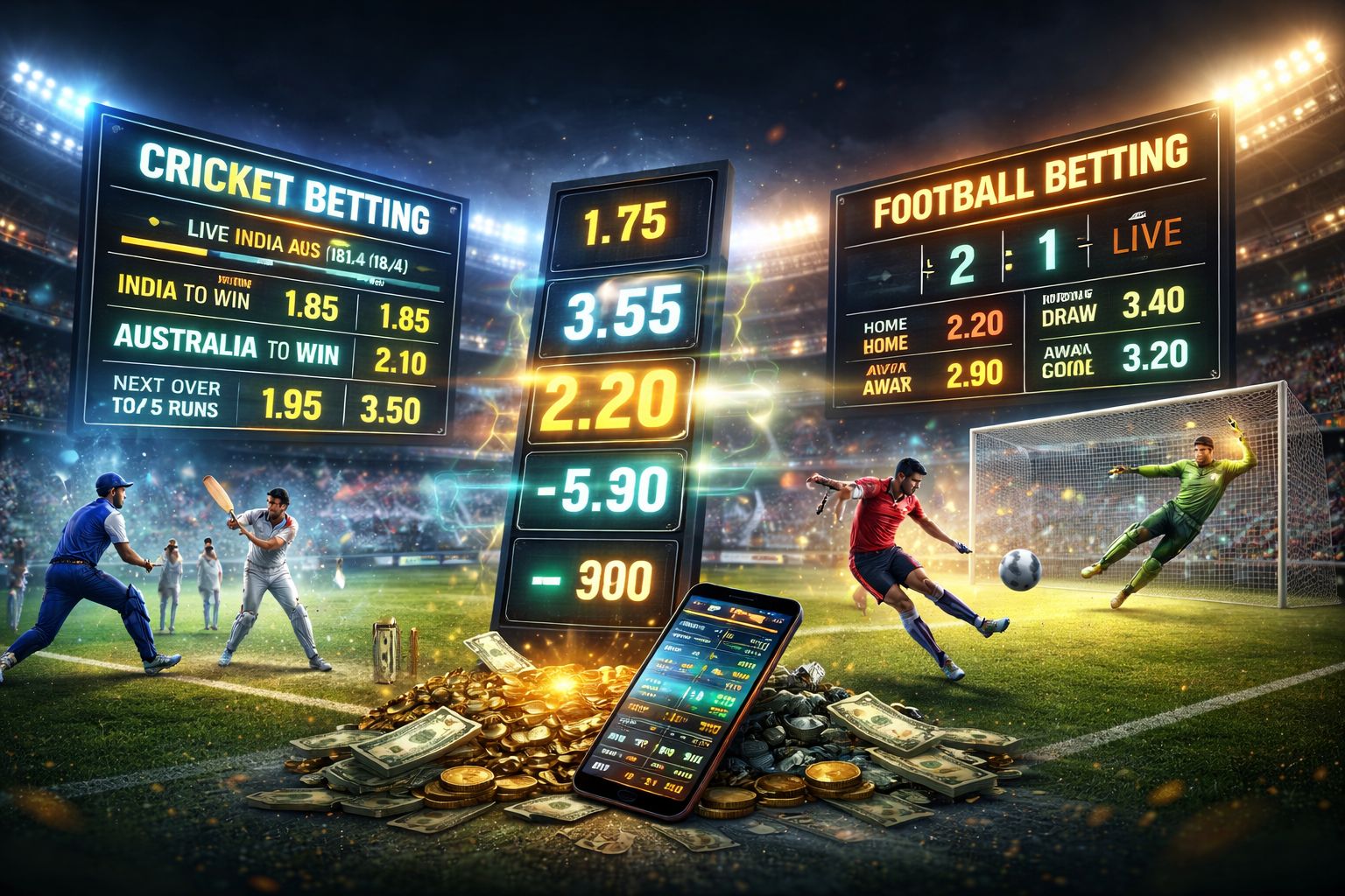 Football, Cricket, And Diverse Markets In One Place